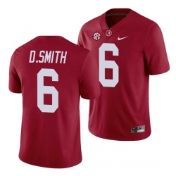 Alabama Crimson Tide DeVonta Smith Game Crimson College Football Jersey