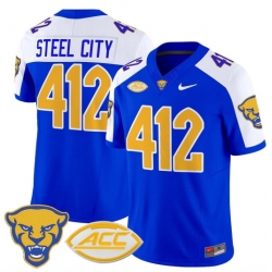 NCAA Steel City #412 Black White Jersey ACC Patch