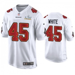 Devin White Buccaneers White Super Bowl Lv Game Fashion Jersey