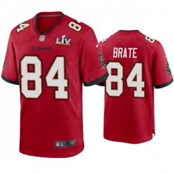 Men Cameron Brate Buccaneers Red Super Bowl Lv Game Jersey