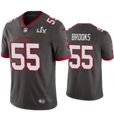 Men Derrick Brooks Buccaneers Pewter Super Bowl Lv Vapor Limited Jersey