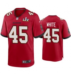 Men Devin White Buccaneers Red Super Bowl Lv Game Jersey