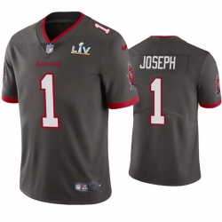 Men Greg Joseph Buccaneers Pewter Super Bowl Lv Vapor Limited Jersey