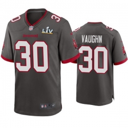 Men Ke'Shawn Vaughn Buccaneers Pewter Super Bowl Lv Game Jersey