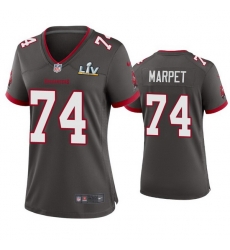 Women Ali Marpet Buccaneers Pewter Super Bowl Lv Game Jersey