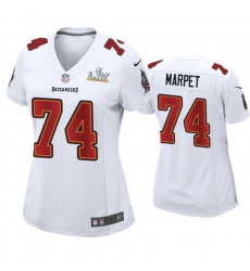 Women Ali Marpet Buccaneers White Super Bowl Lv Game Fashion Jersey