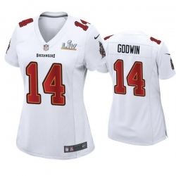 Women Chris Godwin Buccaneers White Super Bowl Lv Game Fashion Jersey