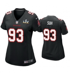 Women Ndamukong Suh Buccaneers Black Super Bowl Lv Game Fashion Jersey