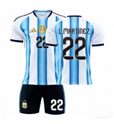 2026 FIFA World Cup Argentina Soccer Home Jersey #22 Lautaro Martinez
