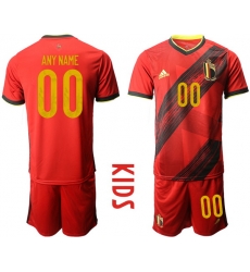 Kids Belgium Short Soccer Jerseys 030