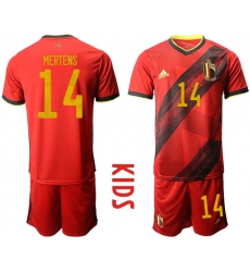 Kids Belgium Short Soccer Jerseys 032