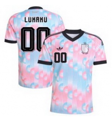 Men 00 Custom Belgium Jersey   3