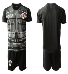 Mens Croatia Short Soccer Jerseys 032