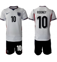 England FIFA World Cup 2026 White Soccer Jersey Wayne Rooney #10 England FIFA World Cup 2026 White Soccer Jersey Wayne Rooney #10