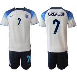 Men FIFA 2022 England Soccer Jersey 016