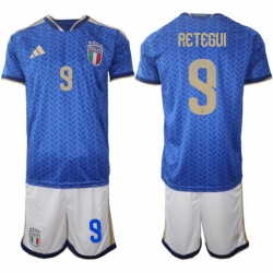 Italy Home Blue Soccer Jersey 0010
