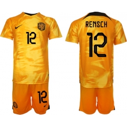 Men FIFA 2022 Netherlands Soccer Jersey 020