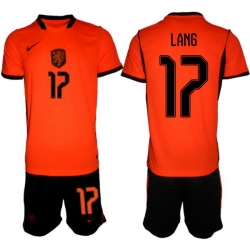Men Netherlands 2026 Soccer Jerseys Orange #17 Noa Lang