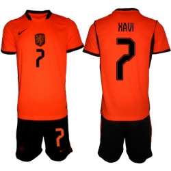 Men Netherlands 2026 Soccer Jerseys Orange #7 Xavi Simons