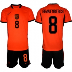 Men Netherlands 2026 Soccer Jerseys Orange #8 Ryan Gravenberch