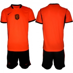 Men Netherlands 2026 Soccer Jerseys Orange BLANK