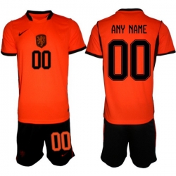 Men Netherlands 2026 Soccer Jerseys Orange CUSTOM