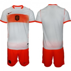 Men Netherlands 2026 Soccer Jerseys White BLANK