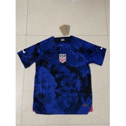 Men US 2022 FIFA Soccer Jersey Blue 005