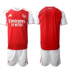 Men Arsenal 2026 Soccer Jerseys Red White BLANK