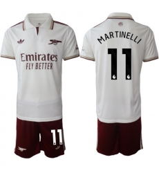 Men Arsenal 2026 Soccer Jerseys White #11 MARTINELLI