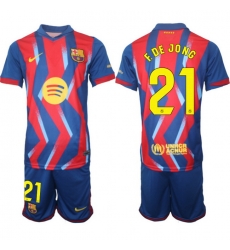 Men FC Barcelona 2026 Soccer Jerseys RedBlue #21 F.DE JONG Men FC Barcelona 2026 Soccer Jerseys RedBlue #21 F.DE JONG