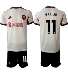 Men Liverpool 2026 Soccer Jerseys Beige #11 M.SALAH Men Liverpool 2026 Soccer Jerseys Beige #11 M.SALAH