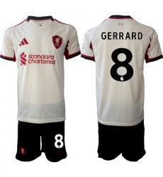 Men Liverpool 2026 Soccer Jerseys Beige #8 GERRARD