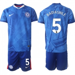 Men Chelsea 2026 Soccer Jerseys Blue #5 BADIASHILE