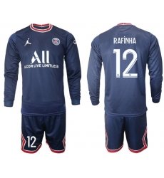 Men Paris Saint Germain Long Sleeve Soccer Jerseys 553