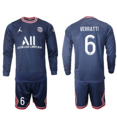 Men Paris Saint Germain Long Sleeve Soccer Jerseys 559