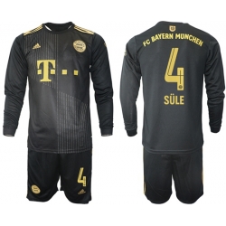 Men Bayern Long Sleeve Soccer Jerseys 514