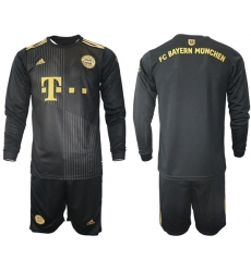 Men Bayern Long Sleeve Soccer Jerseys 516