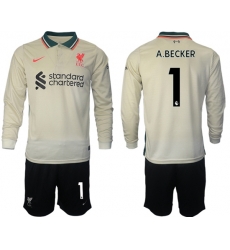 Men Liverpool Long Sleeve Soccer Jerseys 515