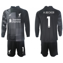 Men Liverpool Long Sleeve Soccer Jerseys 519