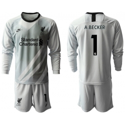 Men Liverpool Long Sleeve Soccer Jerseys 525