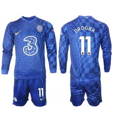 Men Chelsea Long Sleeve Soccer Jerseys 521