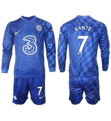 Men Chelsea Long Sleeve Soccer Jerseys 525