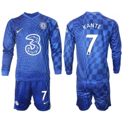 Men Chelsea Long Sleeve Soccer Jerseys 525