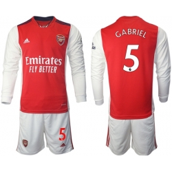 Men Arsenal Long Sleeve Soccer Jerseys 512