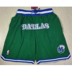 Dallas Mavericks Basketball Shorts 007