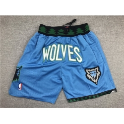 Minnesota Timberwolves Basketball Shorts 004