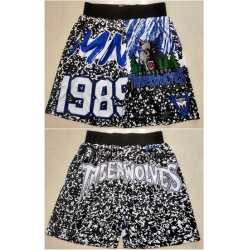 Minnesota Timberwolves Basketball Shorts 011