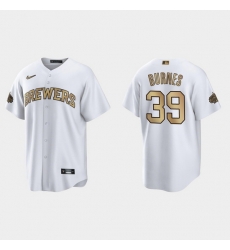 Men Corbin Burnes Milwaukee Brewers 2022 Mlb All Star Game White  Jersey