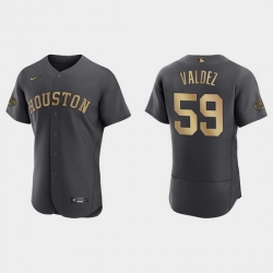 Men Framber Valdez Houston Astros 2022 Mlb All Star Game Authentic Charcoal Jersey